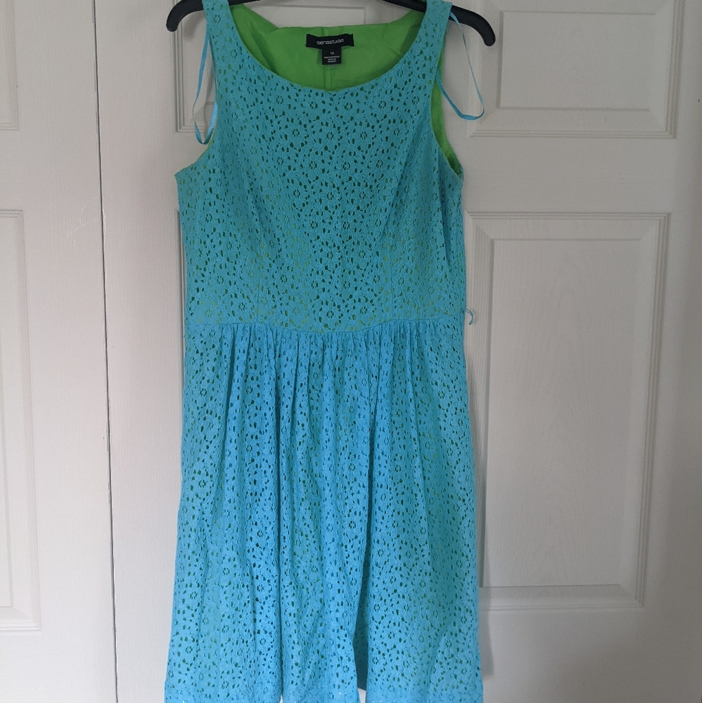 Bright Eyelet Dress